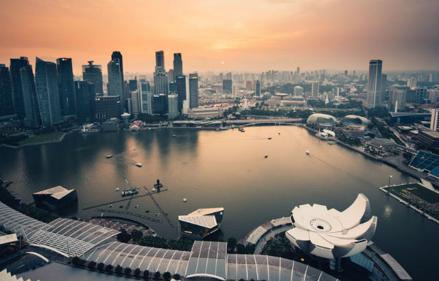 The week-long trip involved a visit to Singapore