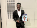 Kwesi Daniel-Bimpong shows off Powerlist Magazine award