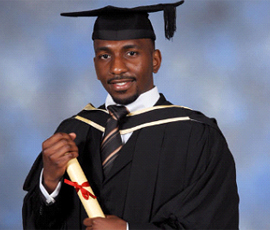 Junior Ogunyemi graduated from Queen Mary in 2011