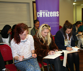 Geography students Molly Wootten, Olivia Murphy and Megan Morrison-Sloan