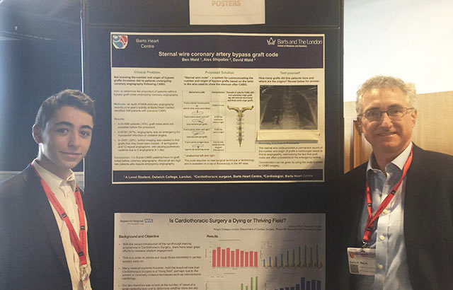 Ben Wald (left) and Prof David Wald (right)