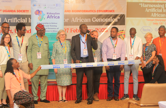 Launch of KidneyGenAfrica at the African Society of Human Genetics Conference in Uganda, Feb 2025