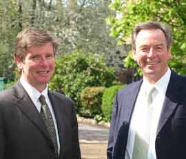 Professor Nick Lemoine and Professor John Gribben