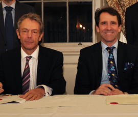 Professor Simon Gaskell and Peter Morris