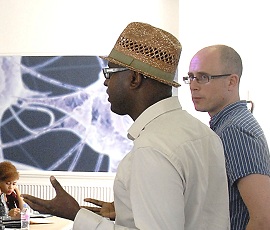 Dr Nasir Warfa and study co-author Dr Ken Carswell