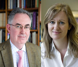 Professors Mark Caulfield and Patricia Munroe