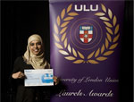 Kiran Rahim and her award