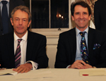 Professor Simon Gaskell and Peter Morris