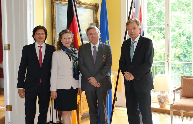 Ceremony at German Embassy