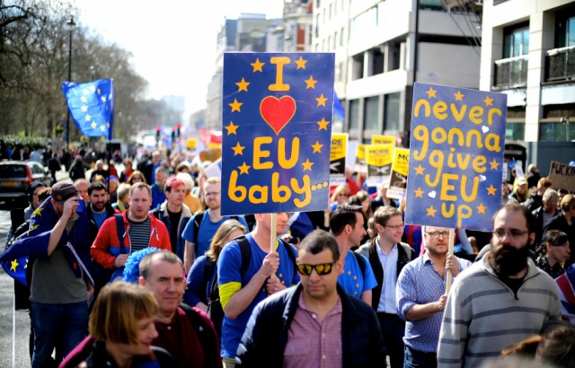 Brexit protest