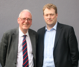 Lord Peter Hennessy and James Johns, Director of Strategy, Public Sector at HP