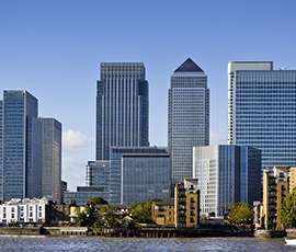 Canary Wharf skyline
