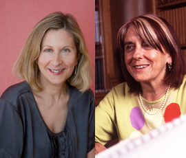 Professor Geraldine Van Beuren and Professor Lisa Jardine CBE