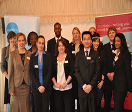 Attorney General Award attendees from Queen Mary (l to r): Back - Lizzie Powell, Mary Alade, Agape Ogbonda, Denise Sexton, Andy West, Sean Ash - front Front - Emma Woollcott, Vicky Naylor, Julie Pinborough, Christopher Ng, Jie Shi Chun, Simii Sivapalan