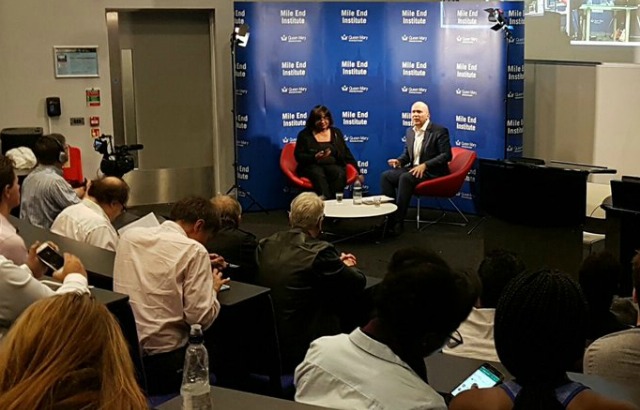 Diane Abbott MP at the Mile End Institute