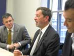 (l to r)Dr Jon Davis, David Blunkett MP, Independent columnist John Rentoul