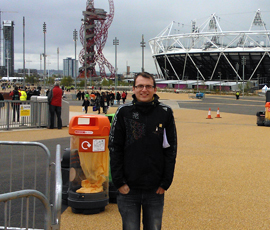 Queen Mary Geography student Jamie Narborough
