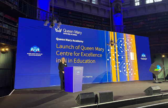 Professor Janet De Wilde, Director of Queen Mary Academy launches the new Centre