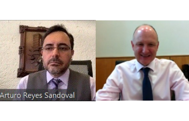 Professor Colin Bailey, Queen Mary’s President and Principal met with the Principal of the National Polytechnic Institute, Mexico, Professor Arturo Reyes, to secure a historic relationship between the two institutions.