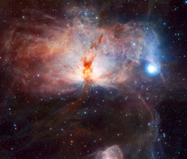 VISTA image of the Flame Nebula