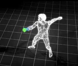 Italian ballet dancer Roberto Bolle in digital form