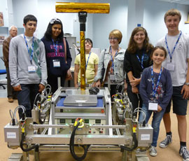 Students taking part in Cosmic Futures