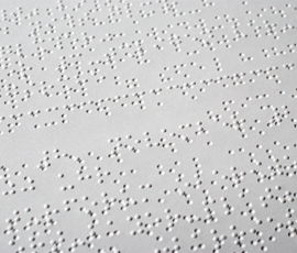 Braille text