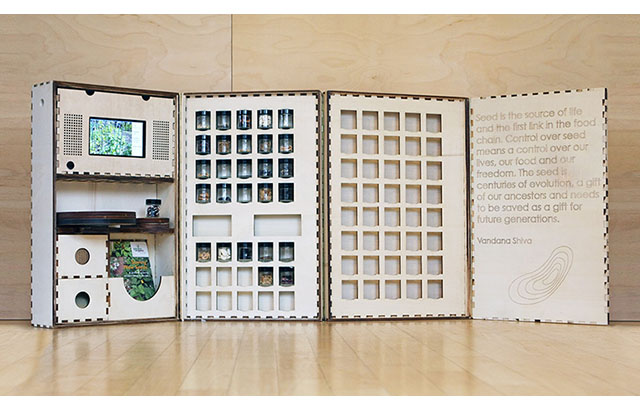 Connected Seeds library (c) Sara Heitlinger