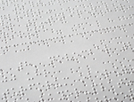 Braille text