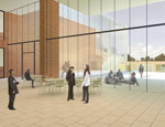 Artist’s impression of the internal courtyard