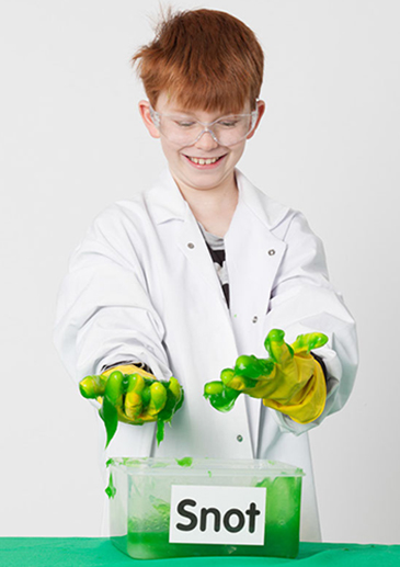 Fake snot used in CotC workshops