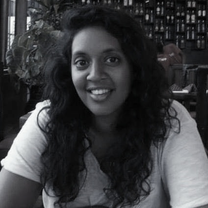 Mel Ramasawmy black and white headshot