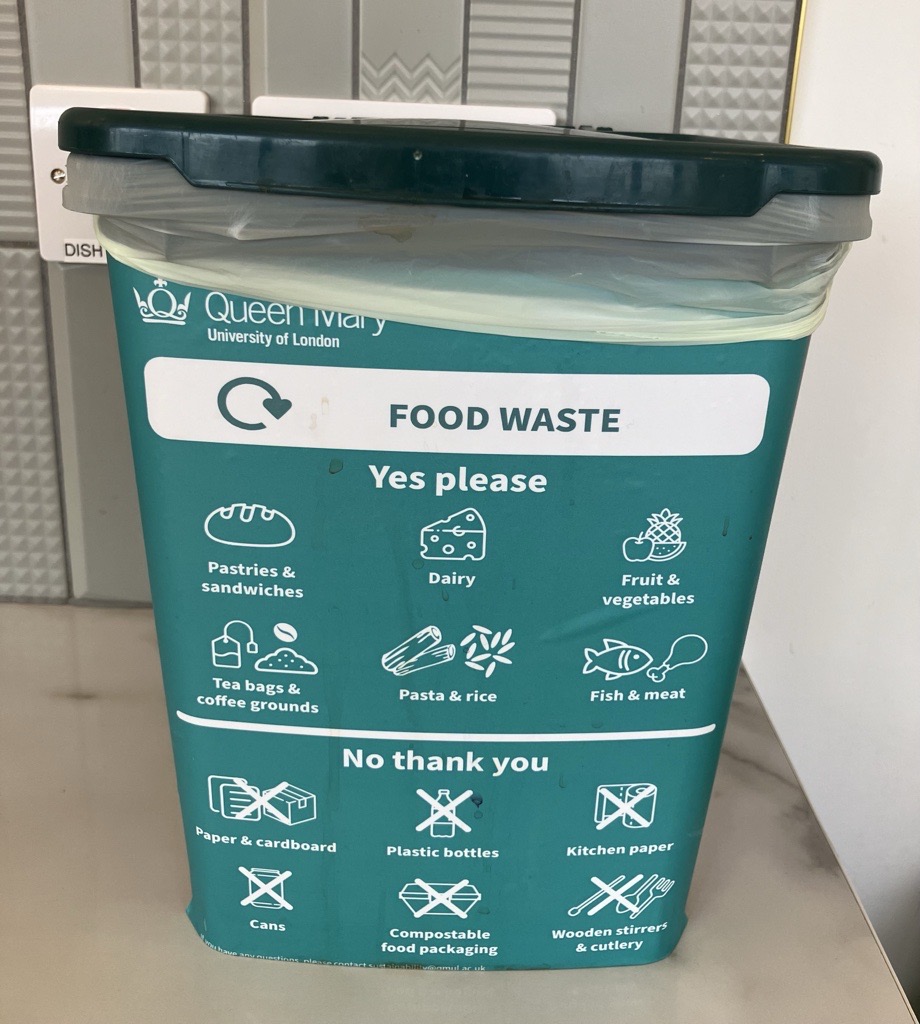 Food waste collection caddy