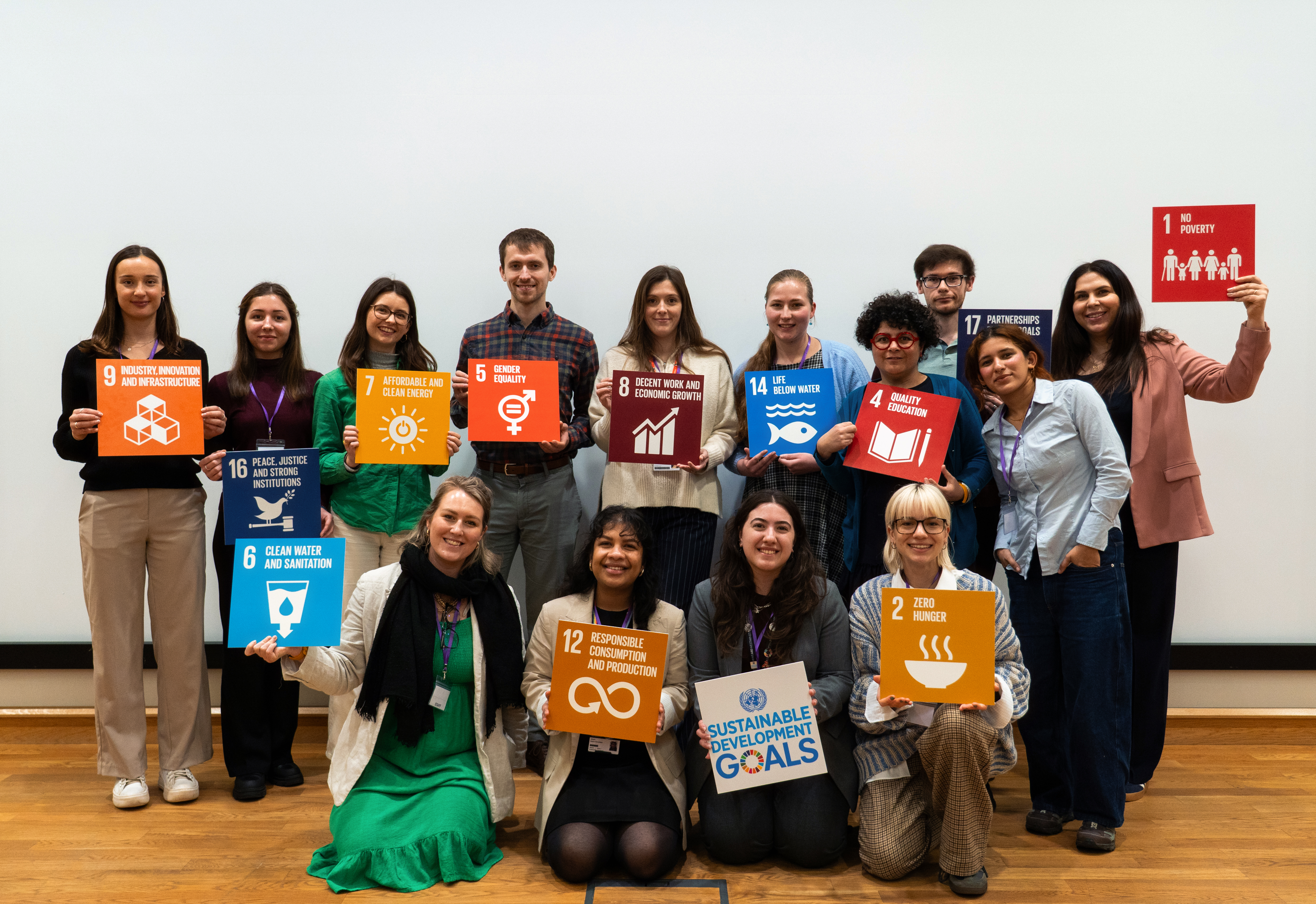 Group picture of some of the Steering Group and Student Delivery Group