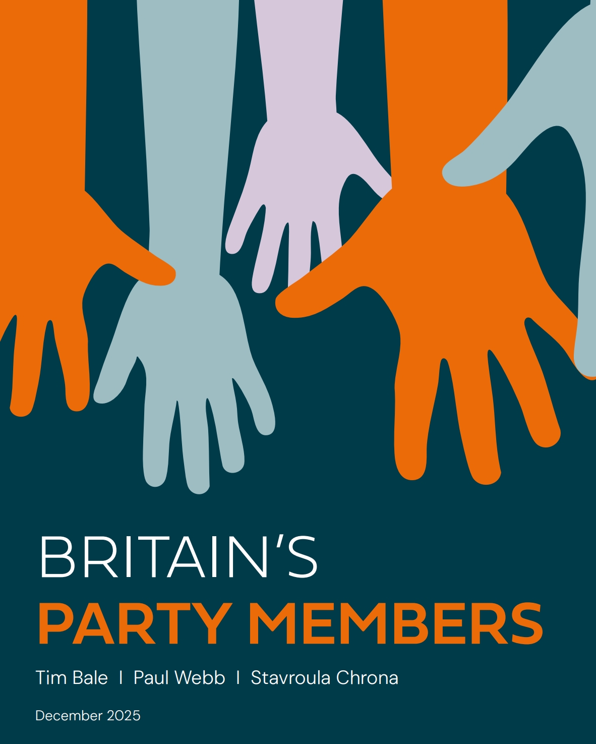 Front cover of Britain's Party Members Report, published in December 2025