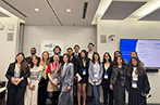 A group photo of Paris and London LLM students  at the ICC Dispute Resolution Universities Programme.