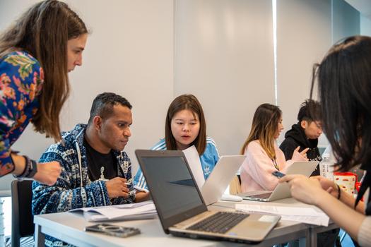 Group of students in a seminar