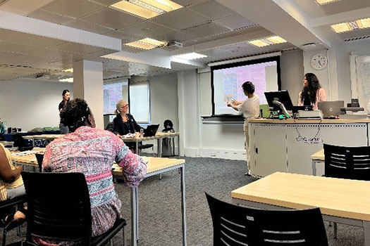 Speakers presenting at the Tree Shepherd event