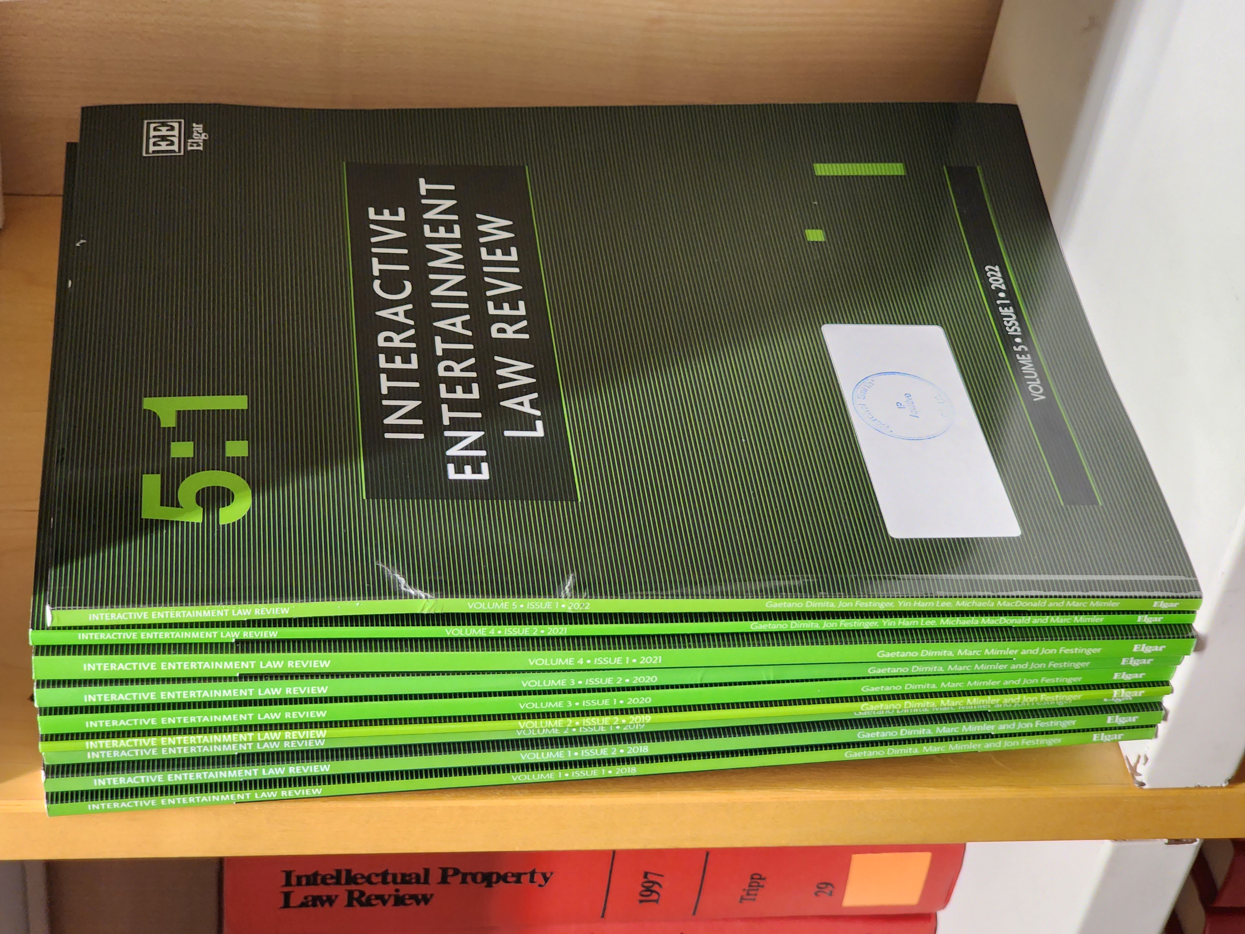 Interactive Entertainment Law Review