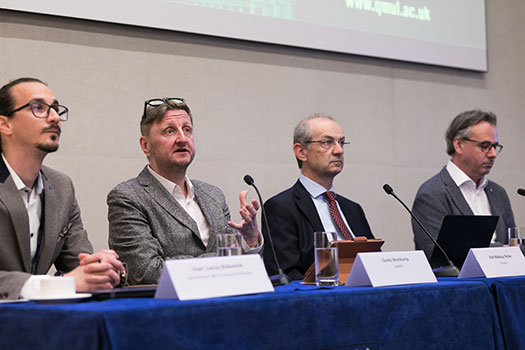 Guido Westkamp on a panel at the hearing