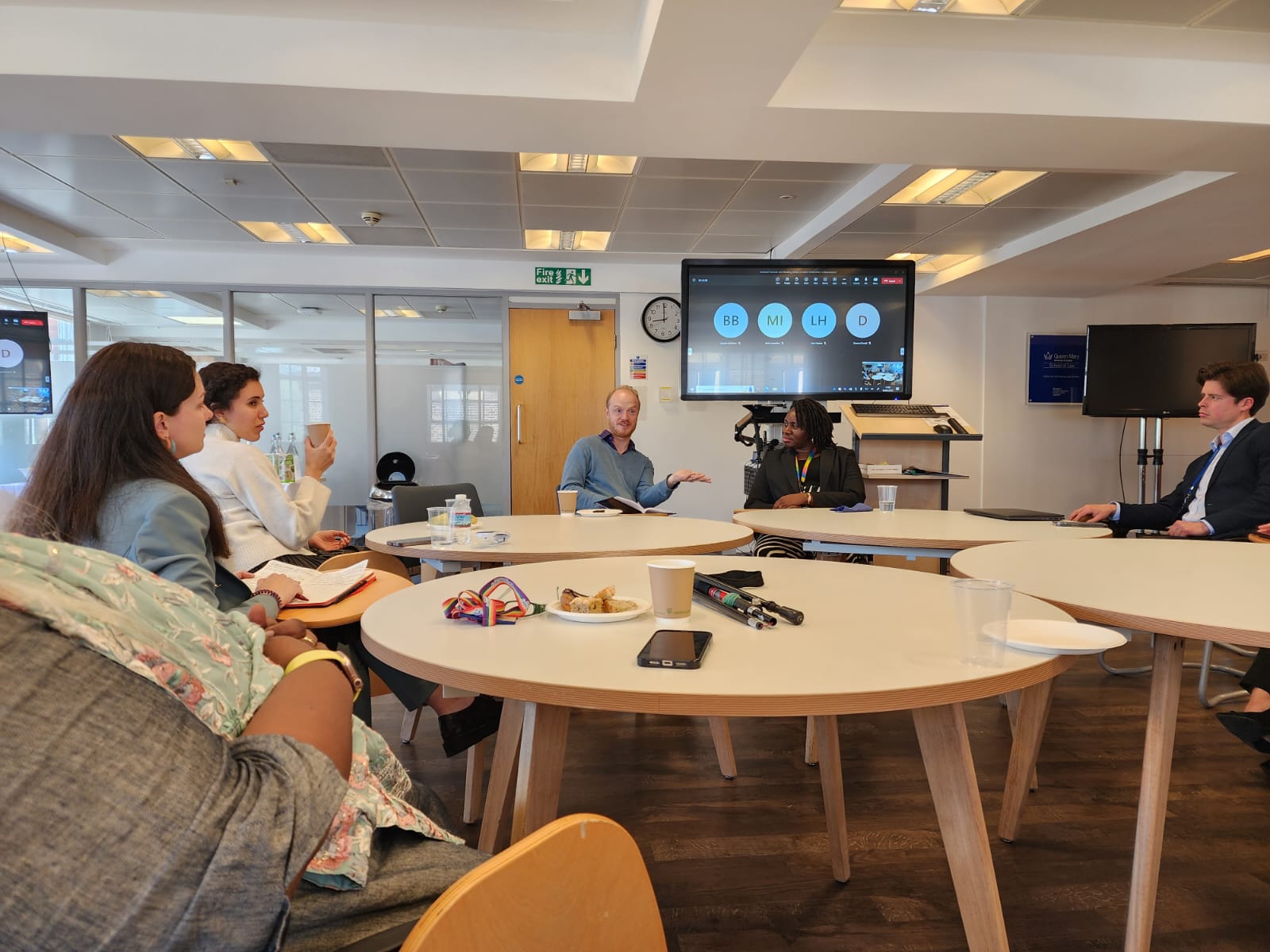 A group of attendees at the Doctoral Seminar and Reading Group