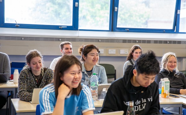 Classroom with a group of students