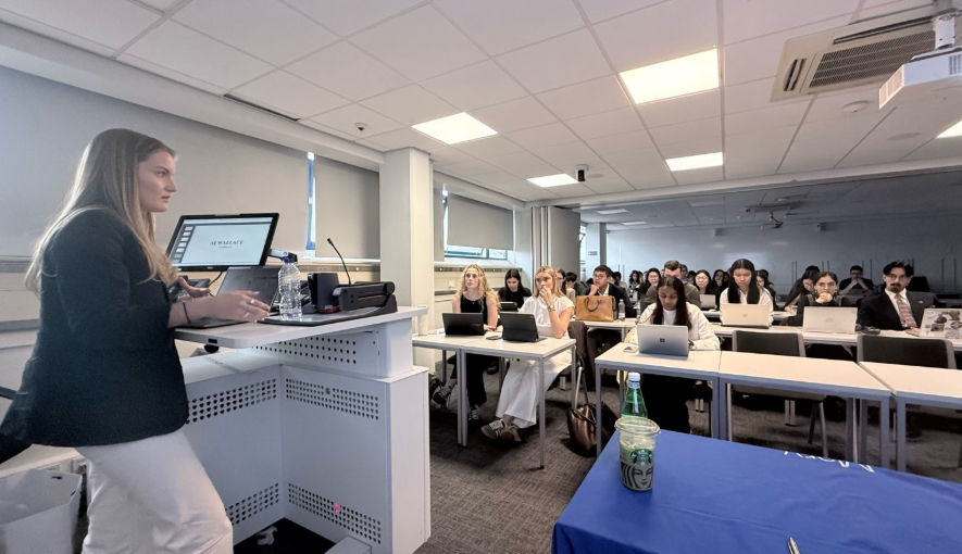 Teaching in a lecture theatre