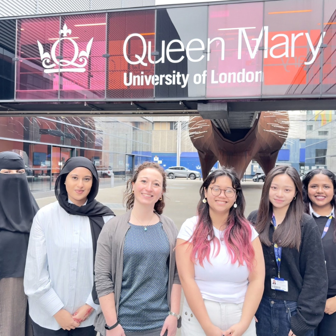 ETT lab in March 2026, left to right: Amaani Uvais, Tanzila Harun, Elena Torlai Triglia, Farah Sangkolah, Yui Ching Janice Wong, Jane Deepanjali.