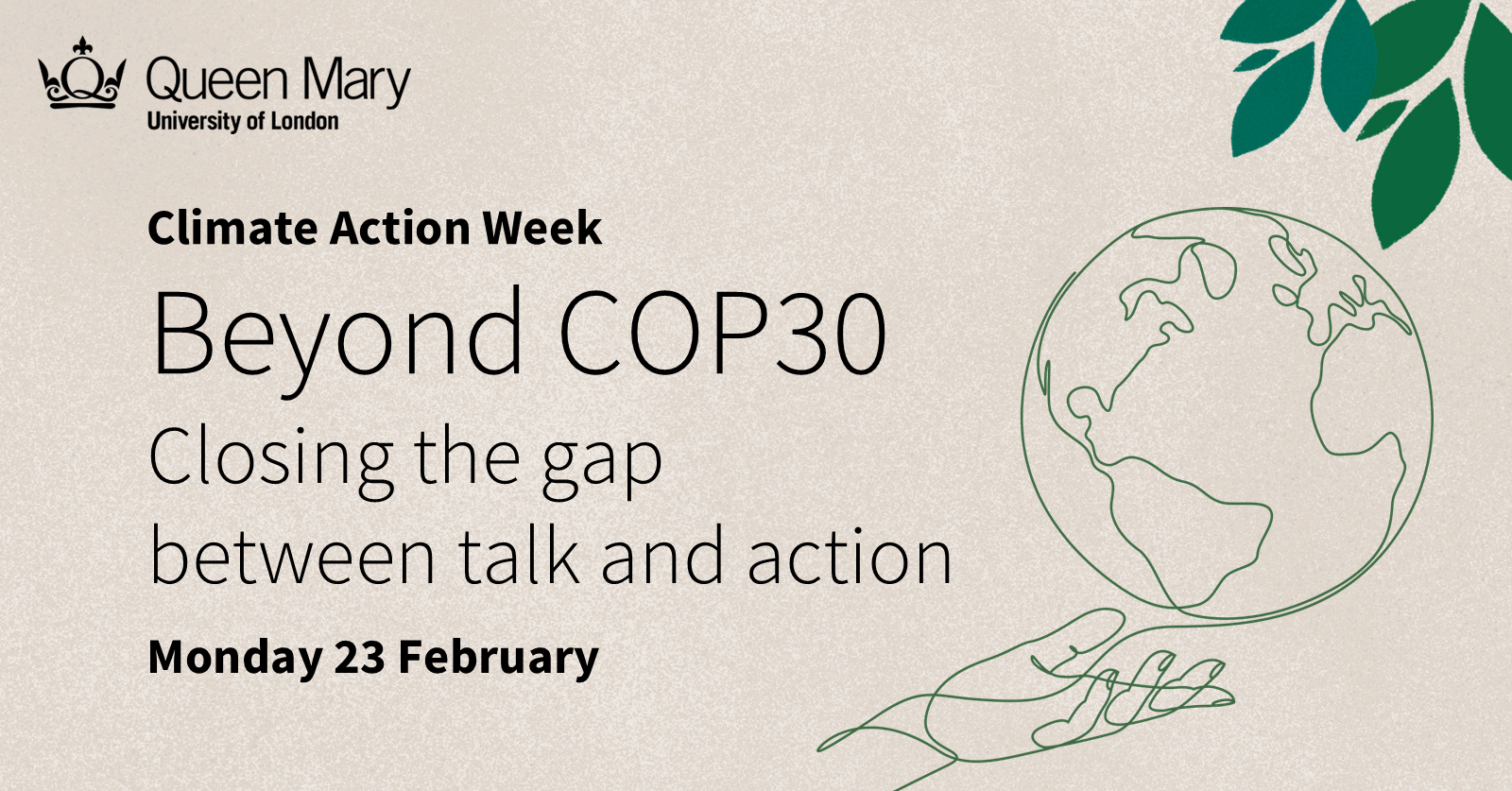 Panel Discussion: Beyond COP30: Closing the gap between talk and action