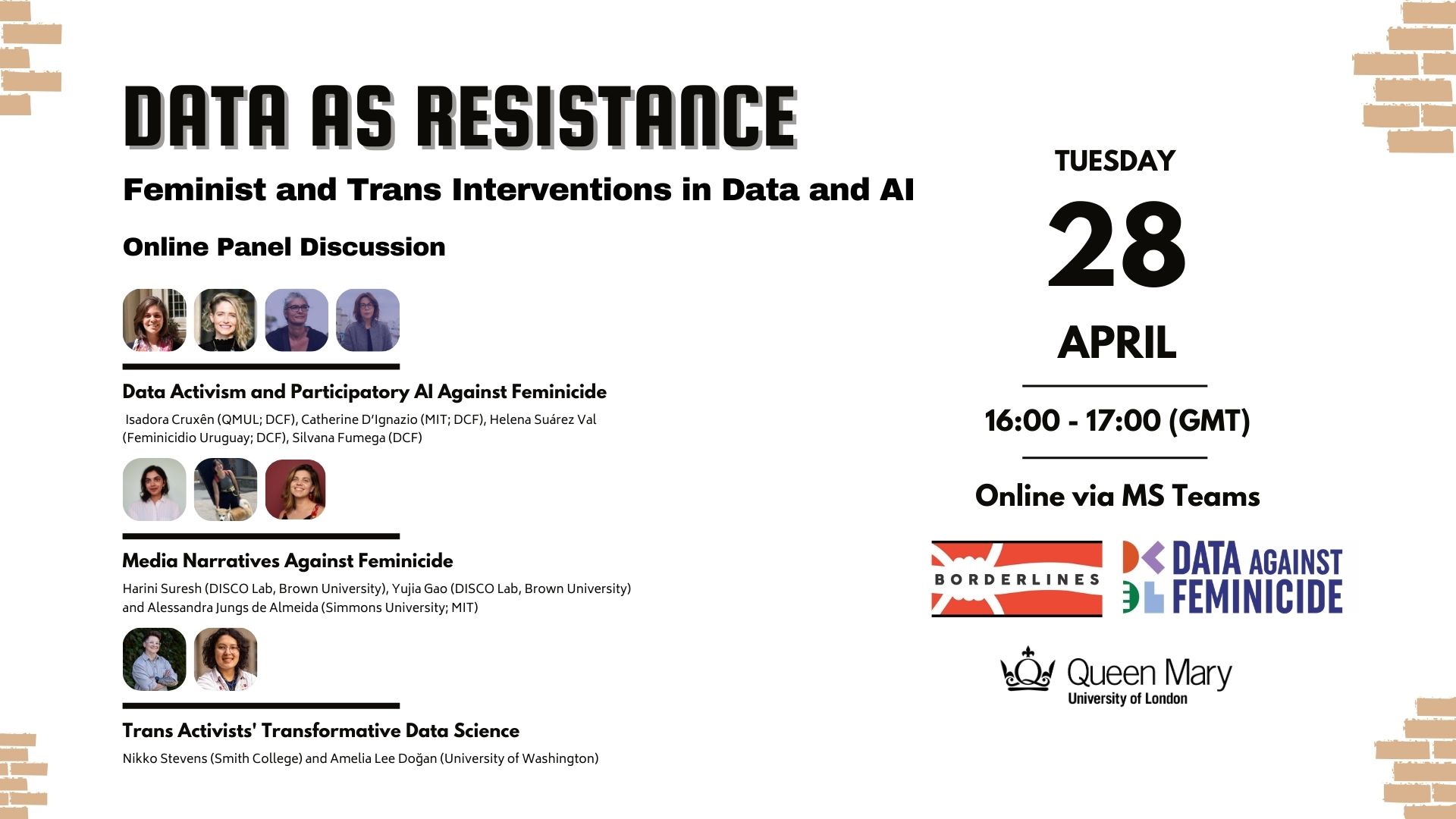 Data as Resistance: Feminist and Trans Interventions in Data and AI