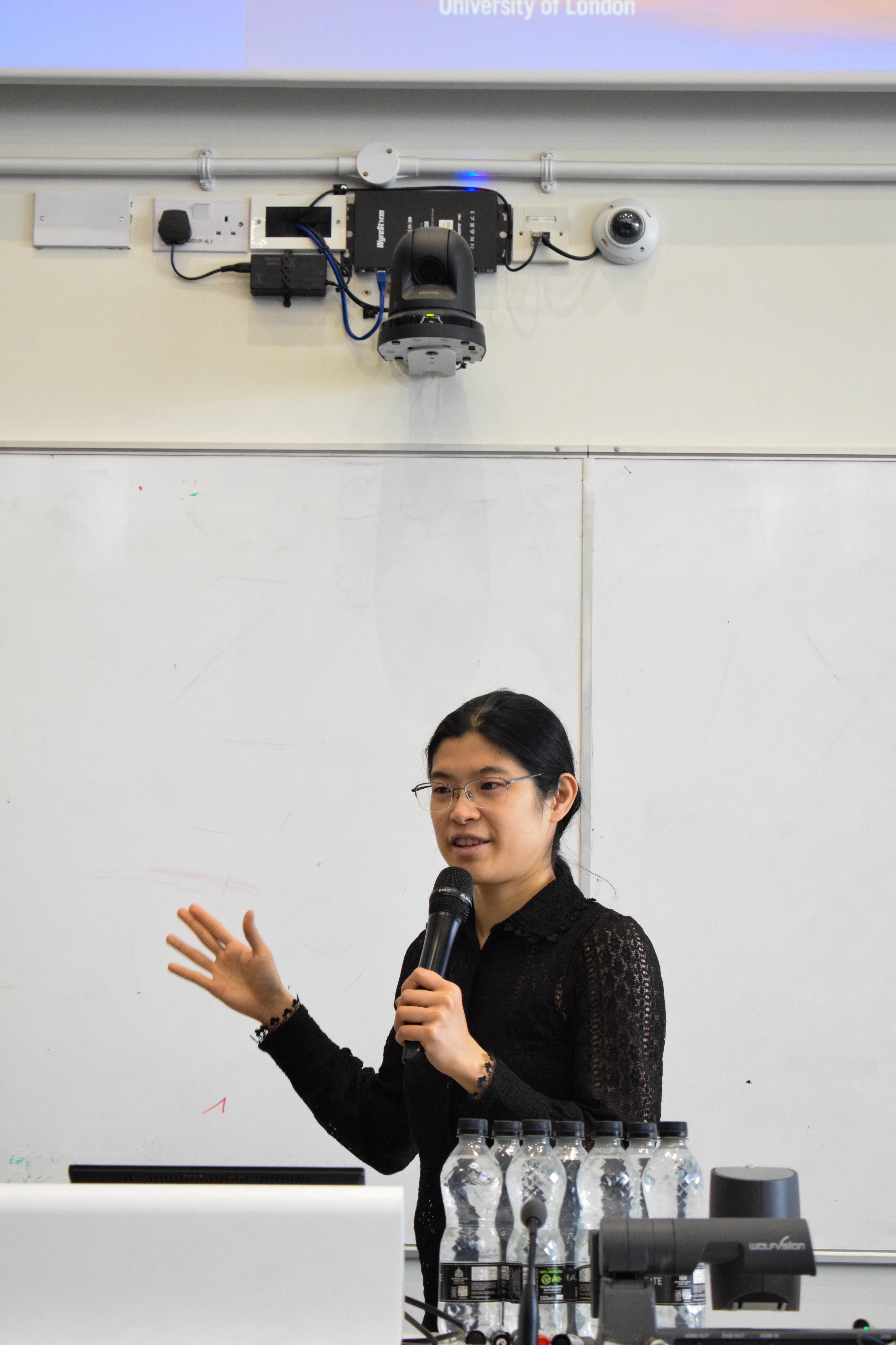 Dr Eileen Tipoe presenting at the event