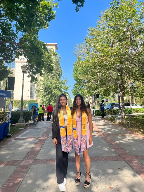 Jasmine on campus at UCLA