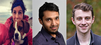 L to R - Sally Faulkner, Imran Islam, Tim Fulton