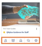 Icons under the my module cards